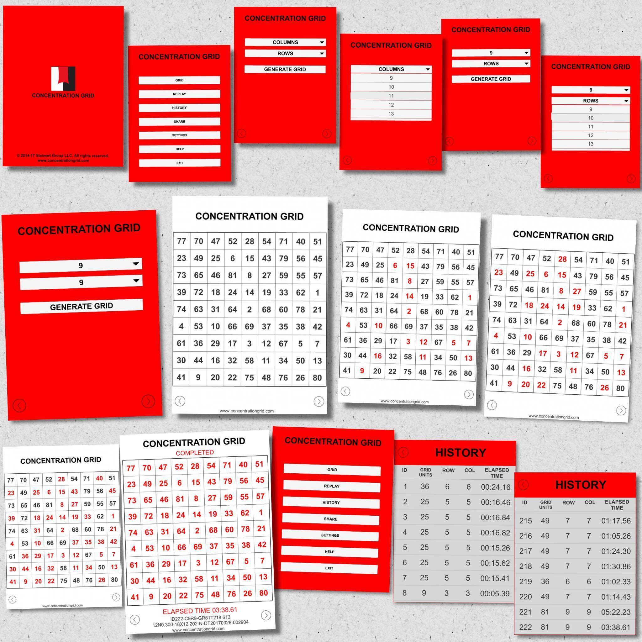 Concentration Grid